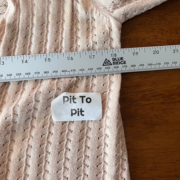 Soft Surroundings Women's XS Inglis‎ Cardigan Sweater Silk Blend Open Waterfall - Picture 9 of 12